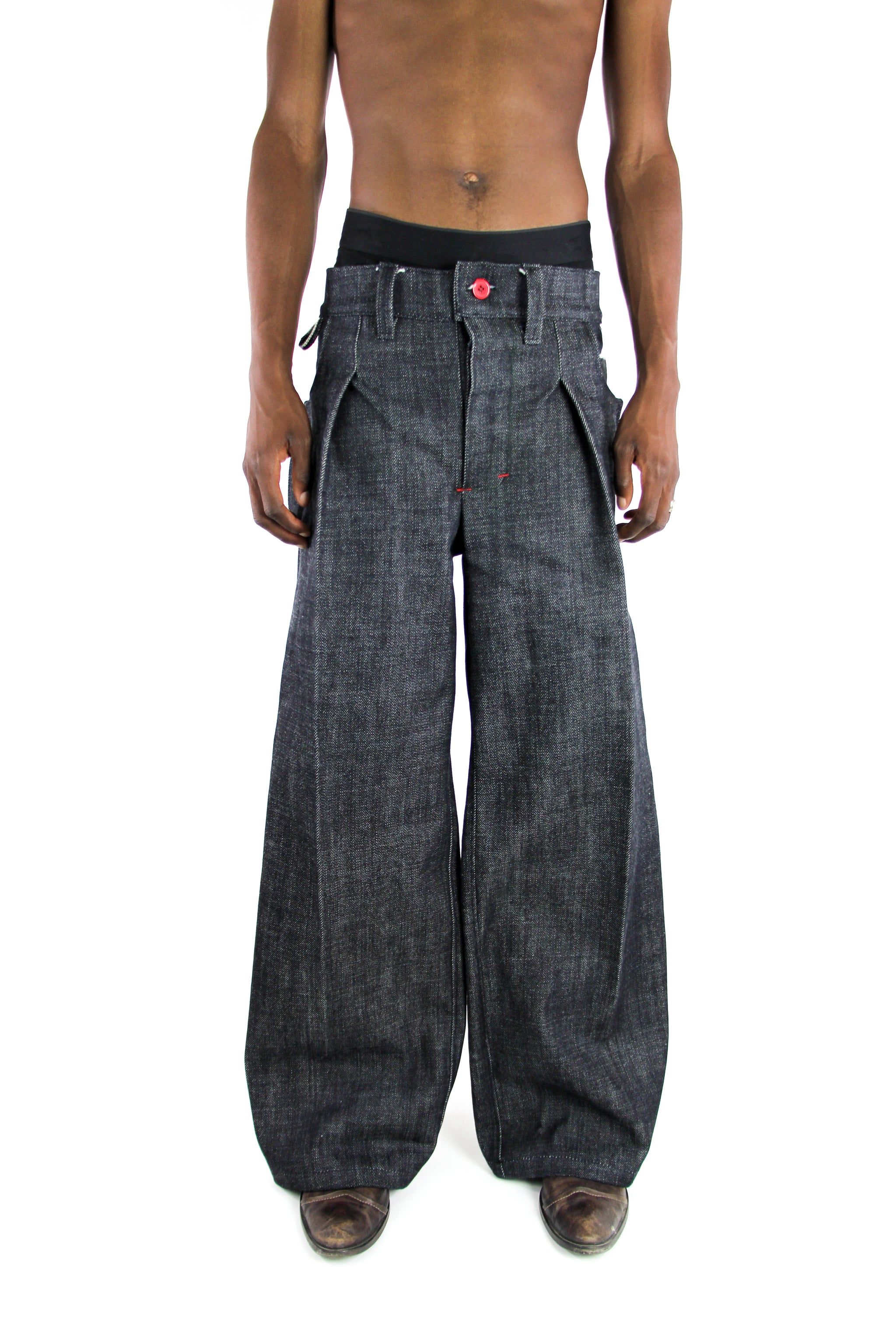デニム・ジーパン IONSEOUL Tuck Straight Raw Denim Pants JE909 G-STAR RAW ジーンズ TYPE 96 LOOSE JEANS/ワイドストレート