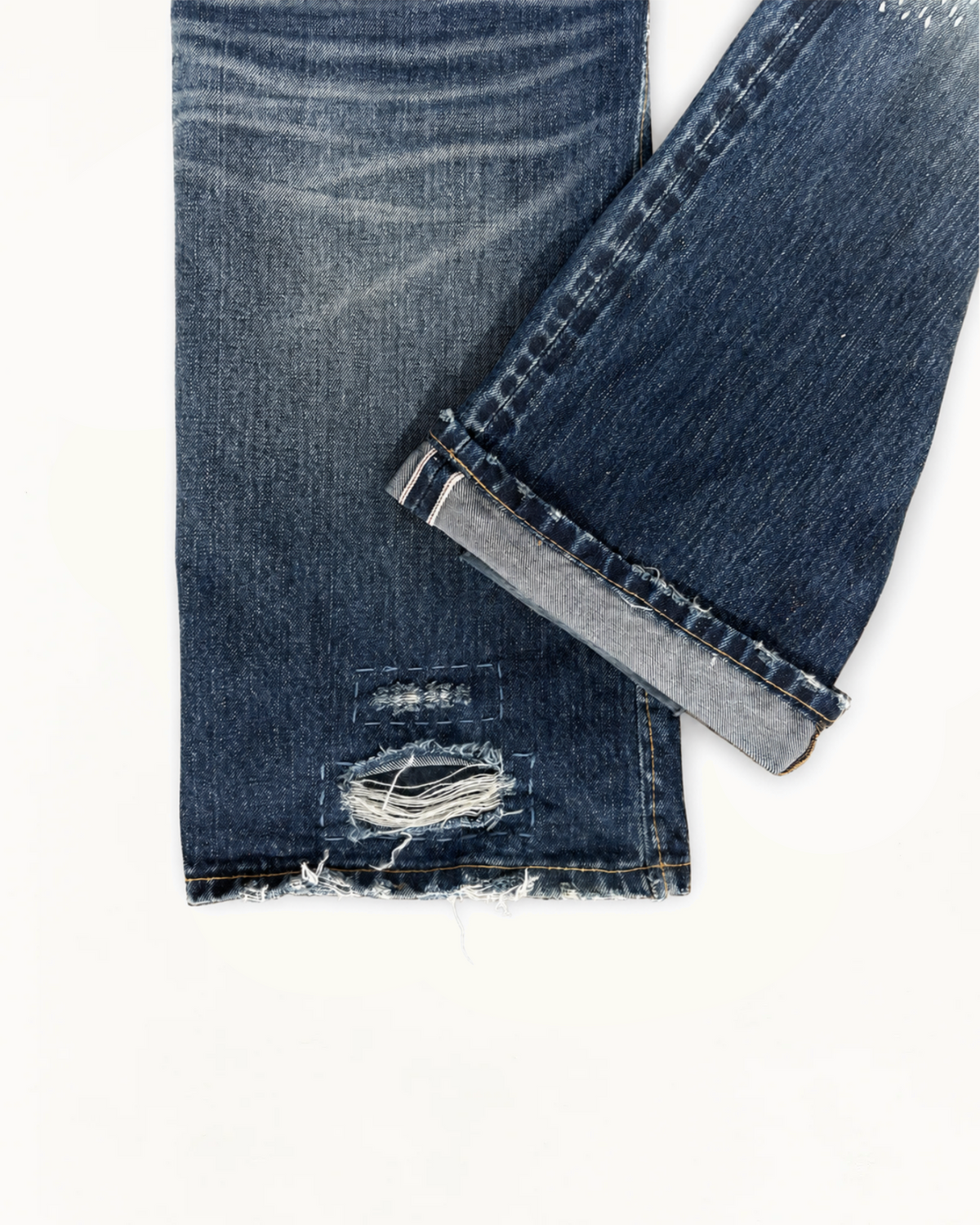 SASHIKO REPAIR SELVEDGE DENIM